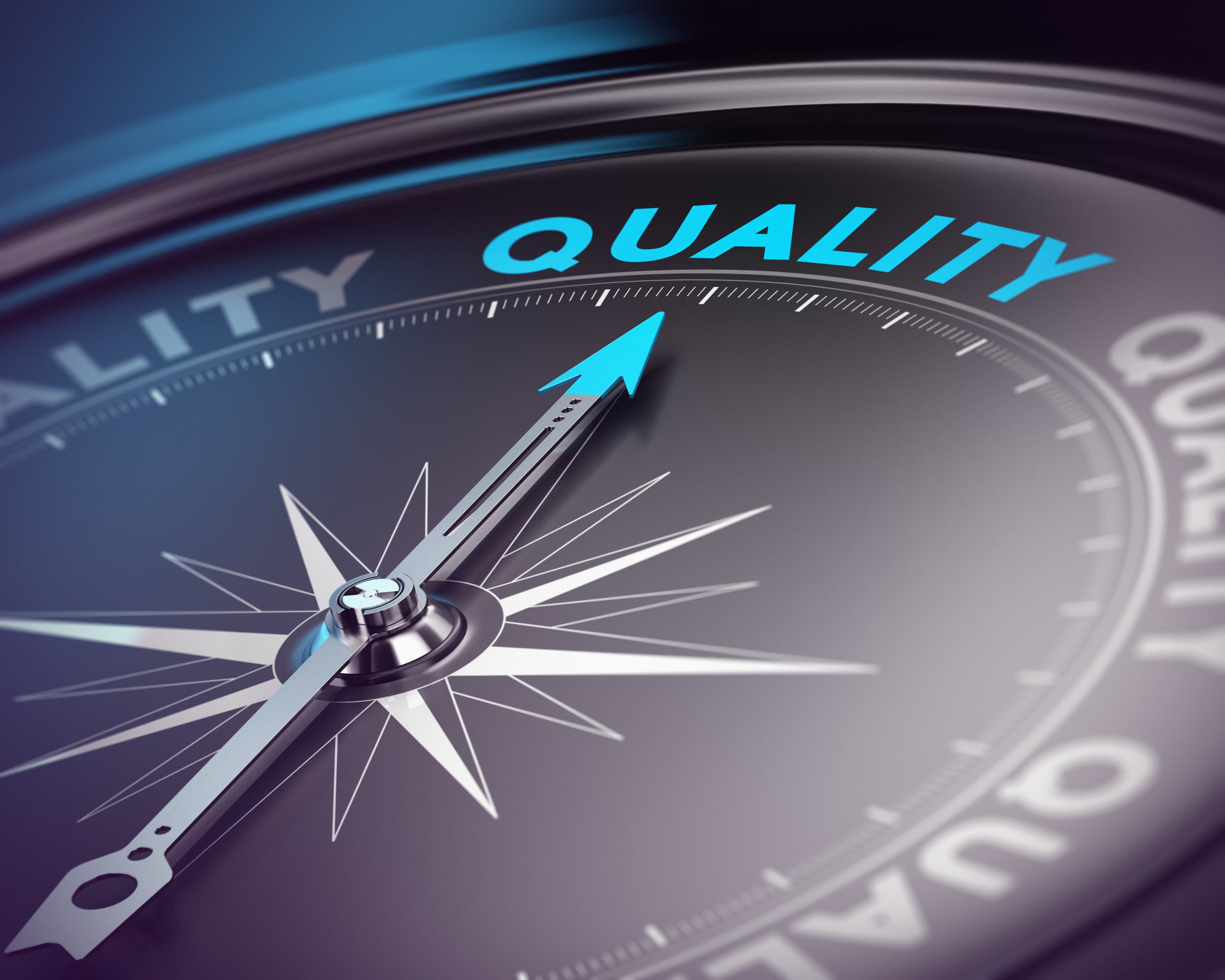 Quality compass representing disciplined compliance and continuous readiness